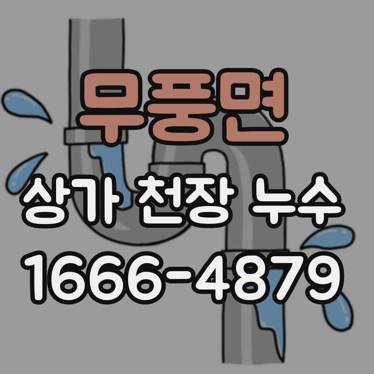 무풍면 상가 천장 누수