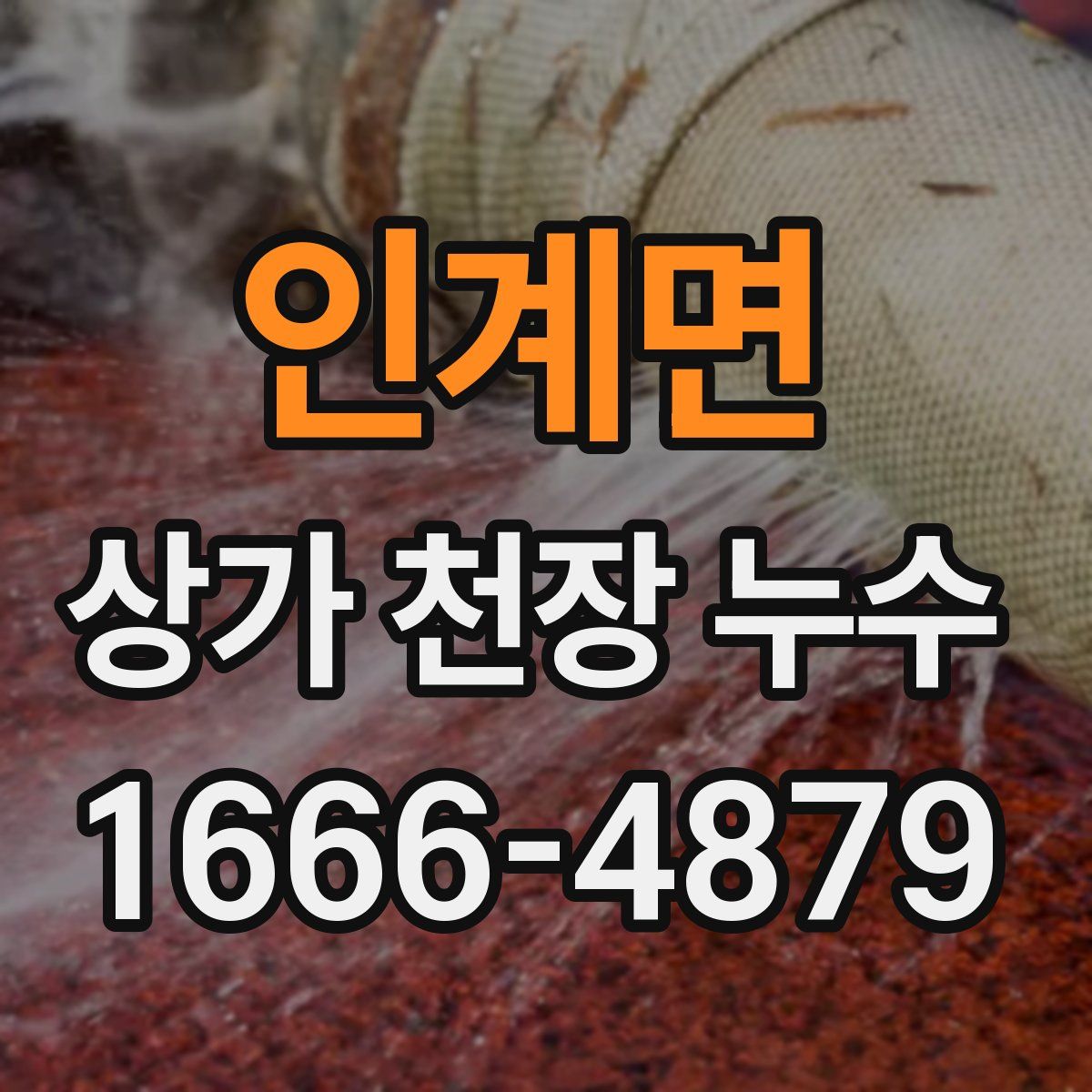 인계면 상가 천장 누수