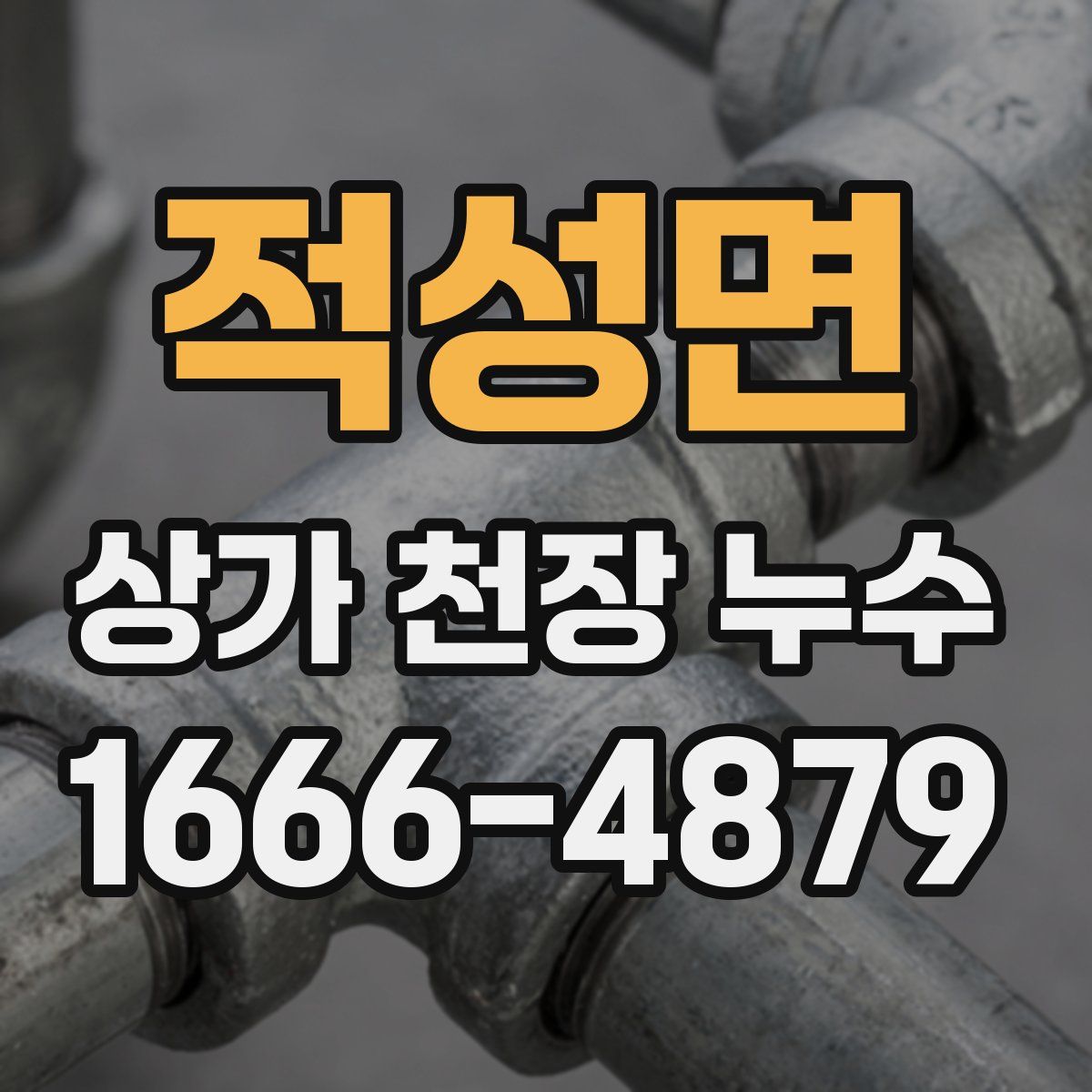 적성면 상가 천장 누수