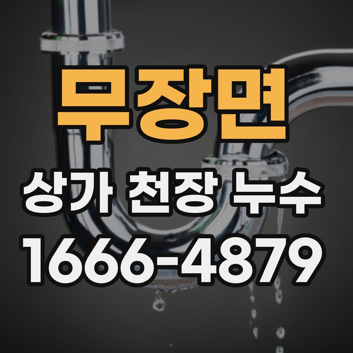 무장면 상가 천장 누수
