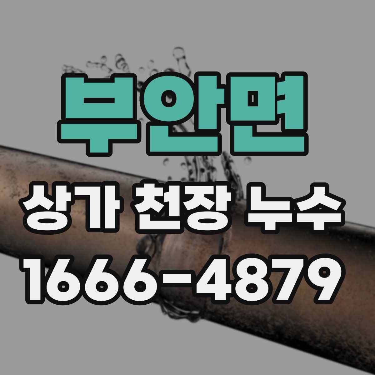 부안면 상가 천장 누수