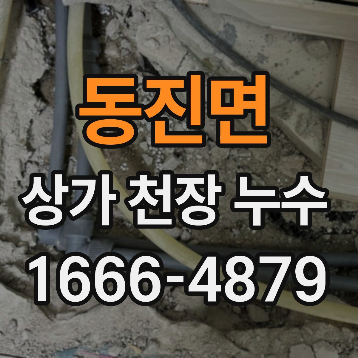 동진면 상가 천장 누수