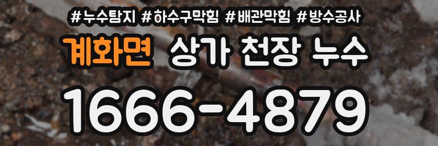 계화면 상가 천장 누수