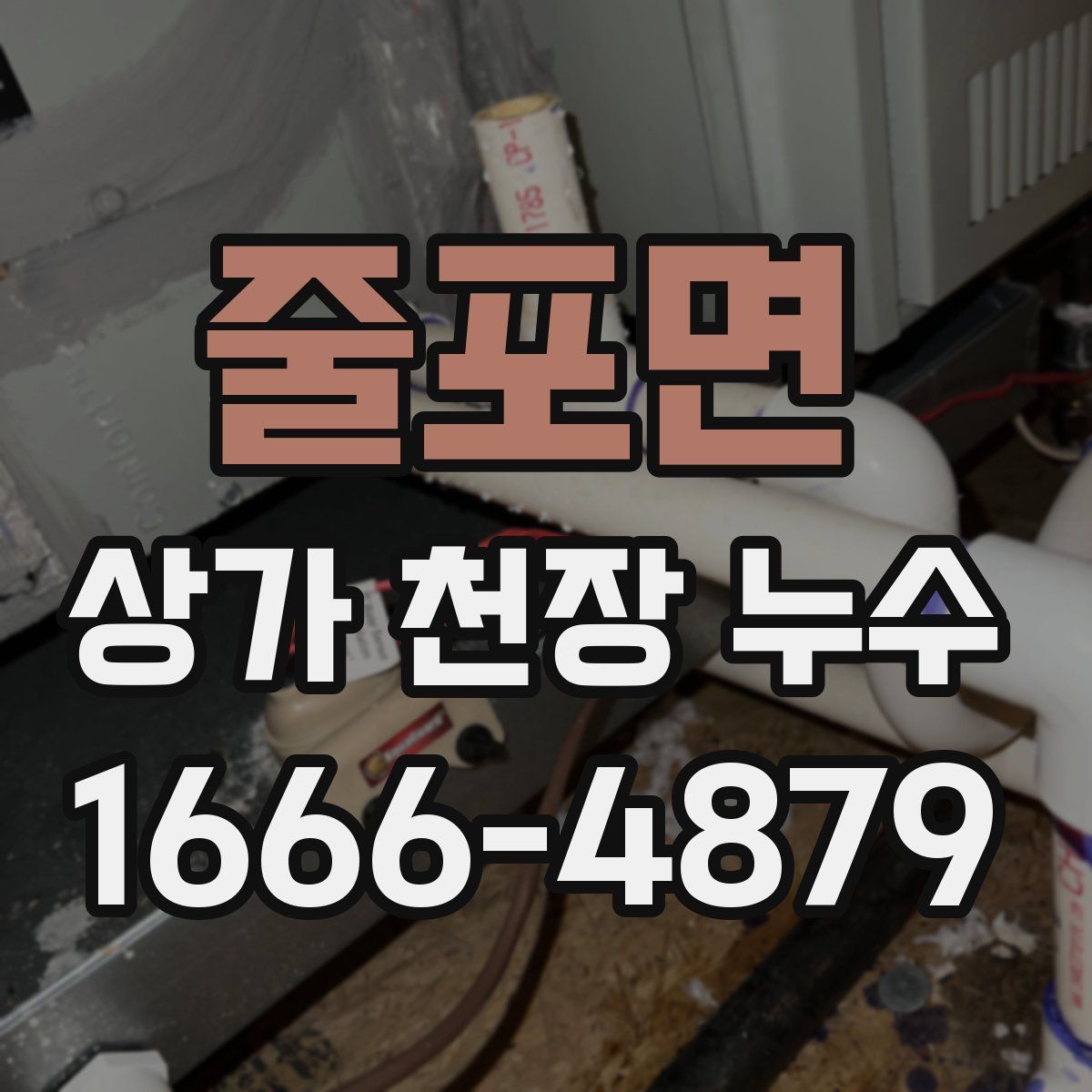 줄포면 상가 천장 누수