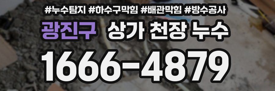 광진구 상가 천장 누수