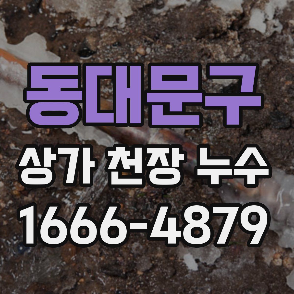 동대문구 상가 천장 누수