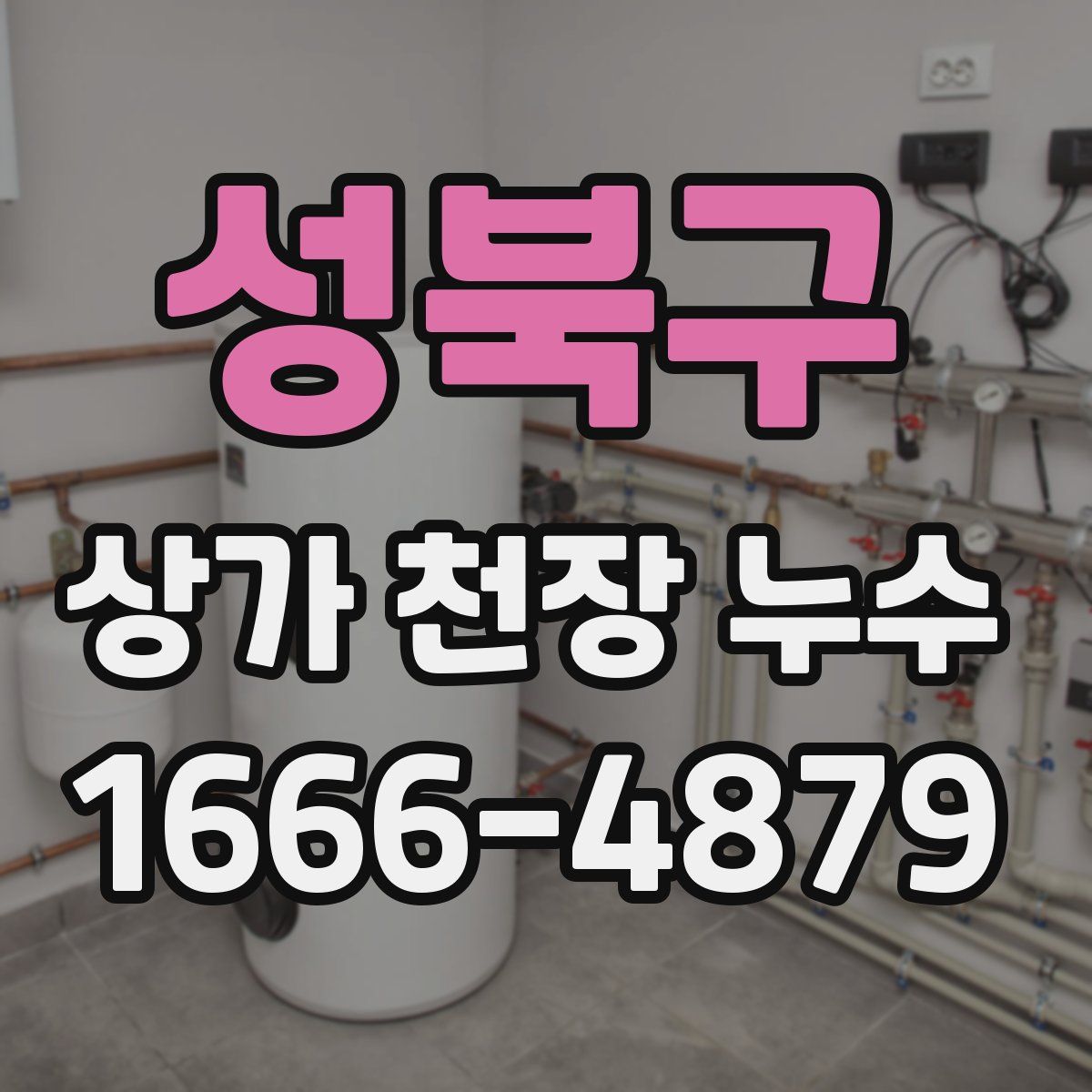 성북구 상가 천장 누수