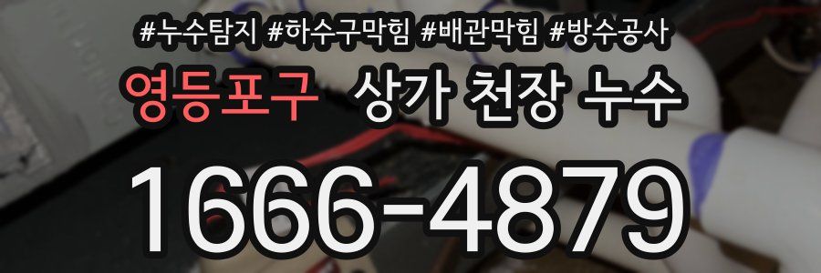 영등포구 상가 천장 누수