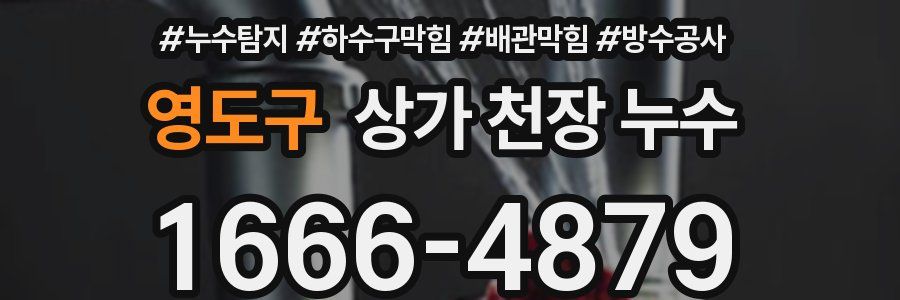 영도구 상가 천장 누수