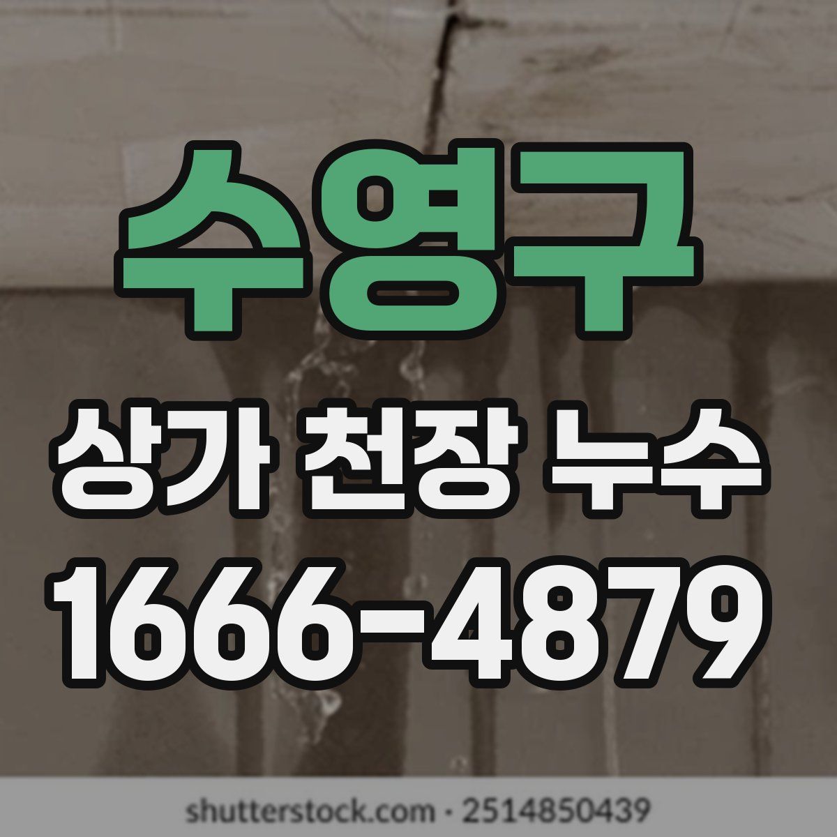 수영구 상가 천장 누수