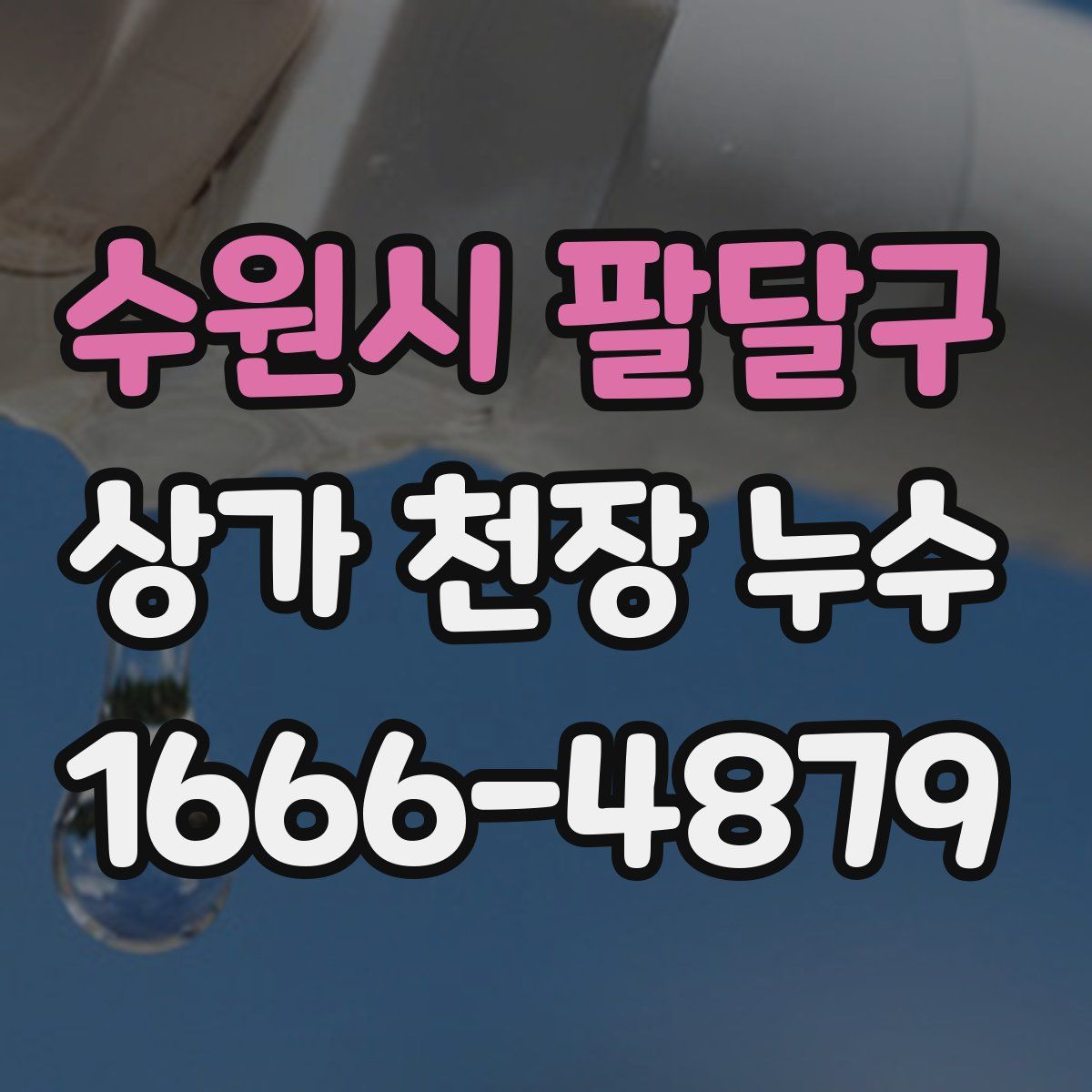 수원시 팔달구 상가 천장 누수