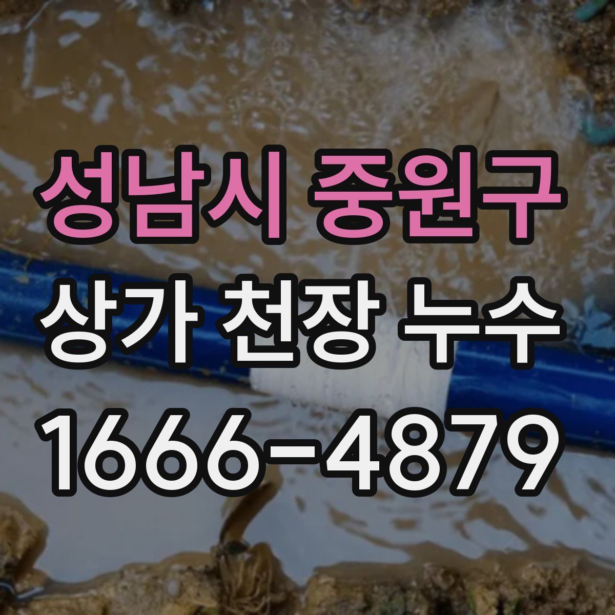 성남시 중원구 상가 천장 누수