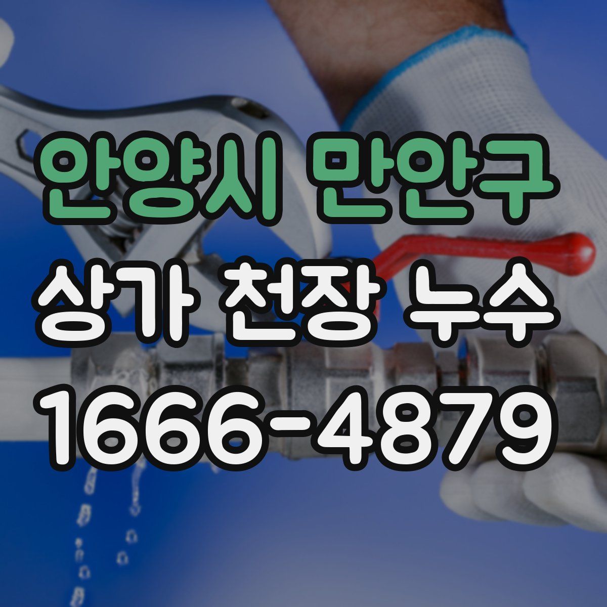 안양시 만안구 상가 천장 누수