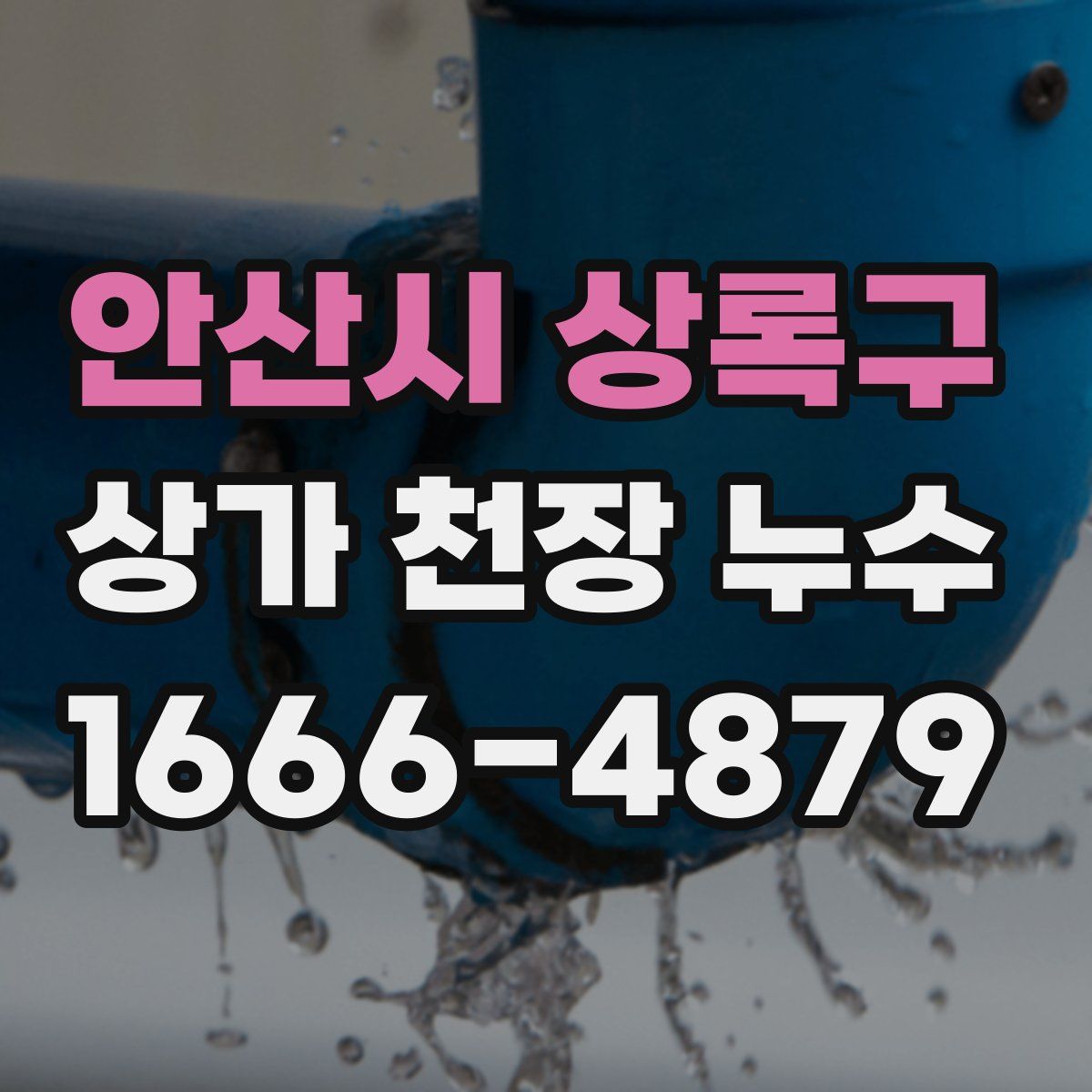 안산시 상록구 상가 천장 누수