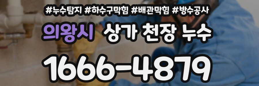 의왕시 상가 천장 누수