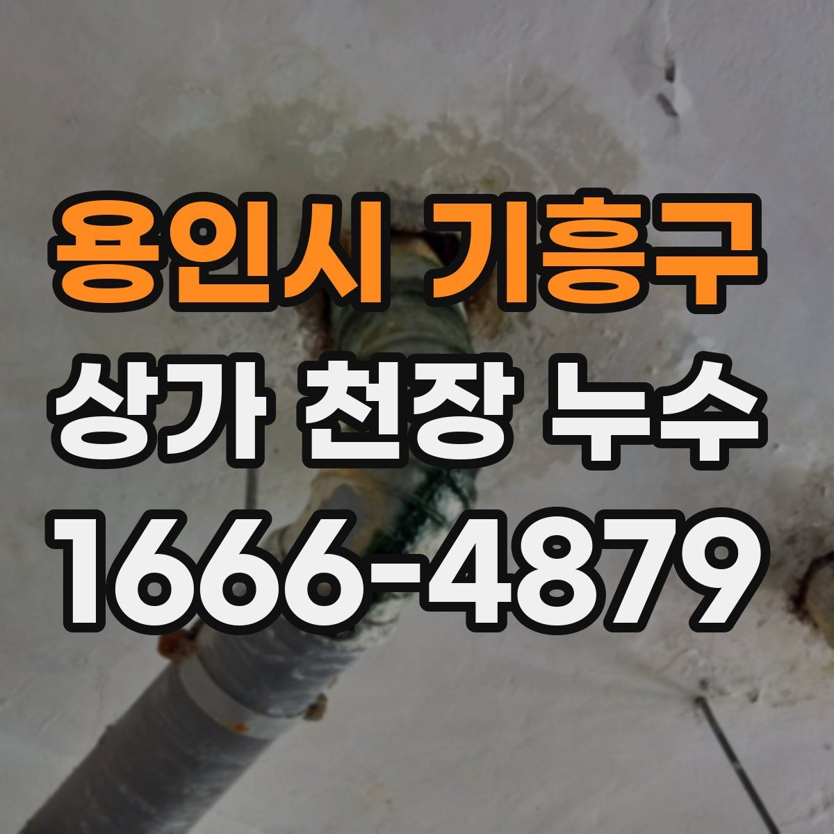 용인시 기흥구 상가 천장 누수