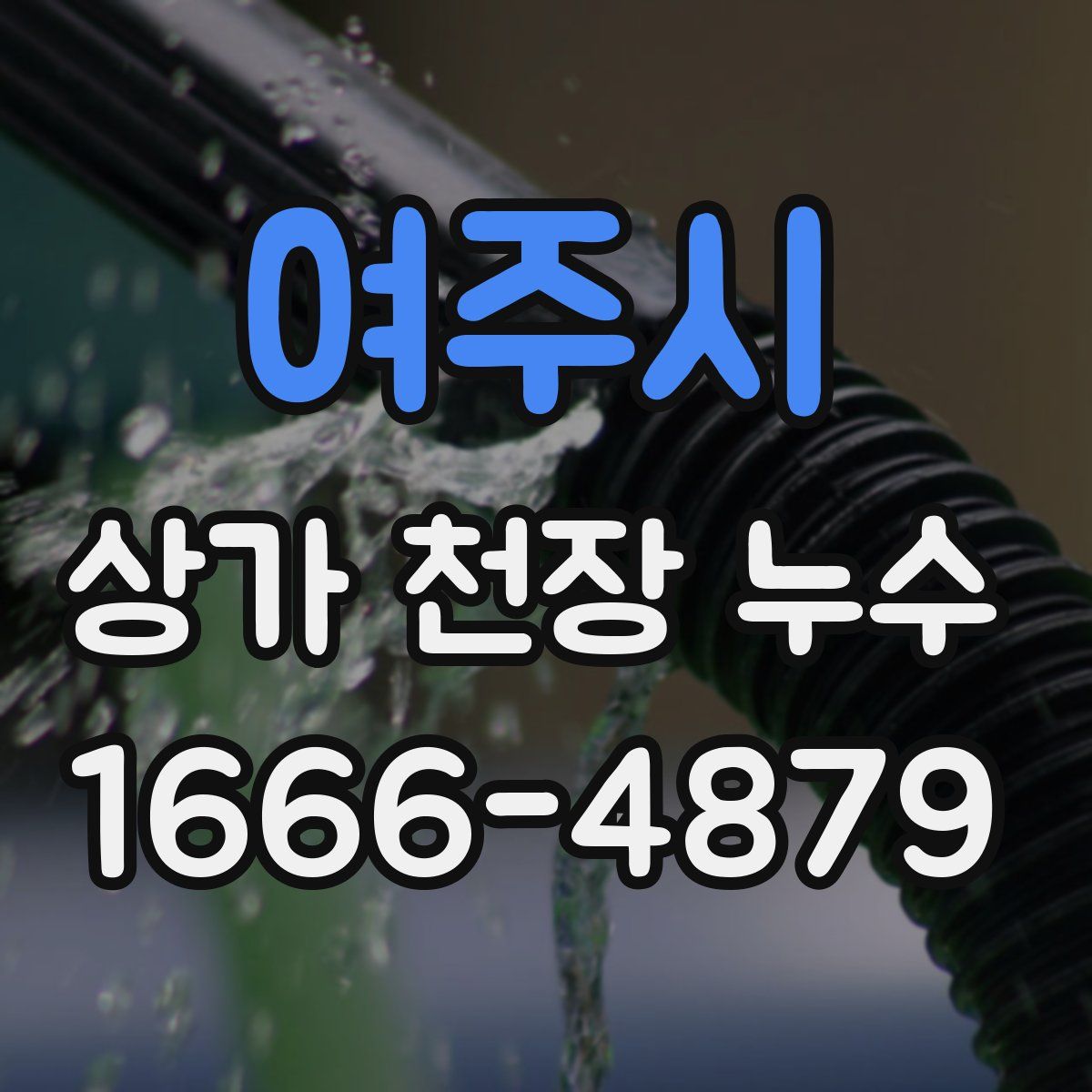 여주시 상가 천장 누수