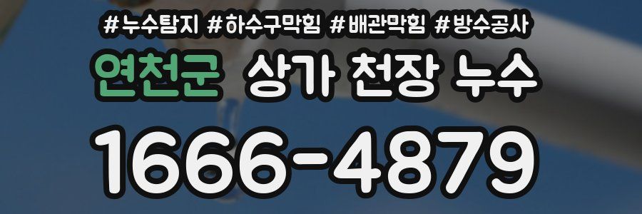 연천군 상가 천장 누수