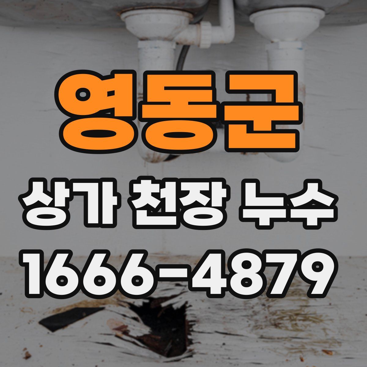 영동군 상가 천장 누수