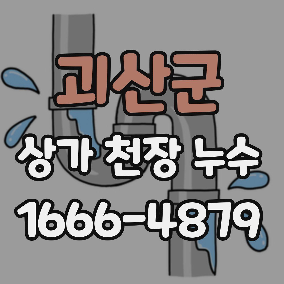 괴산군 상가 천장 누수