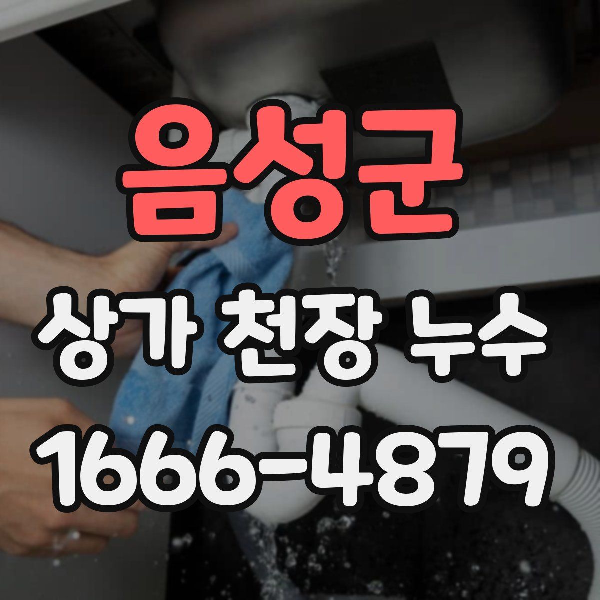 음성군 상가 천장 누수
