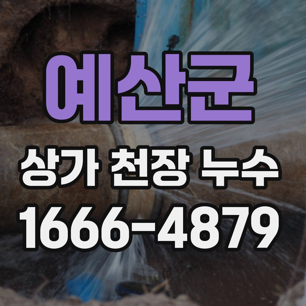 예산군 상가 천장 누수