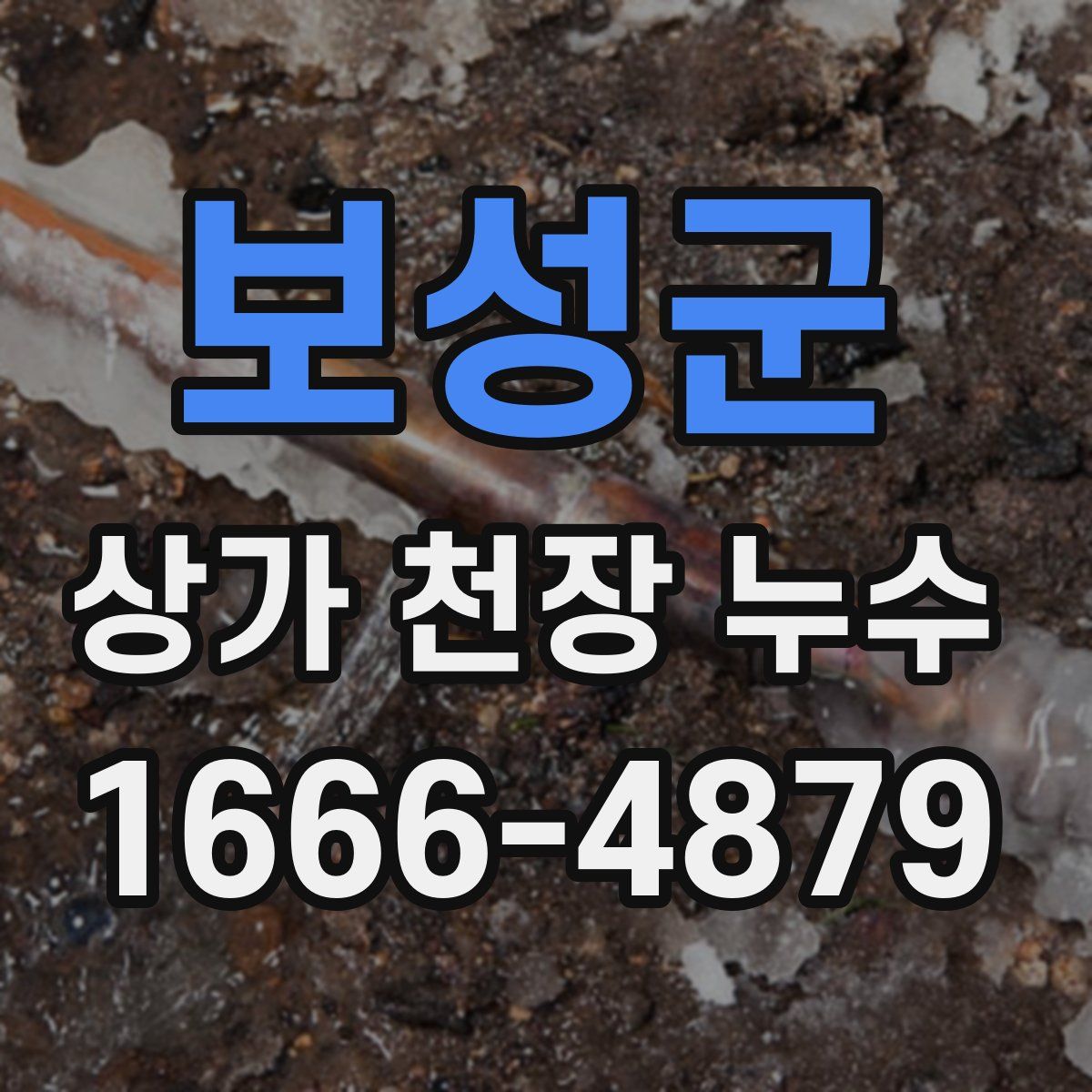 보성군 상가 천장 누수
