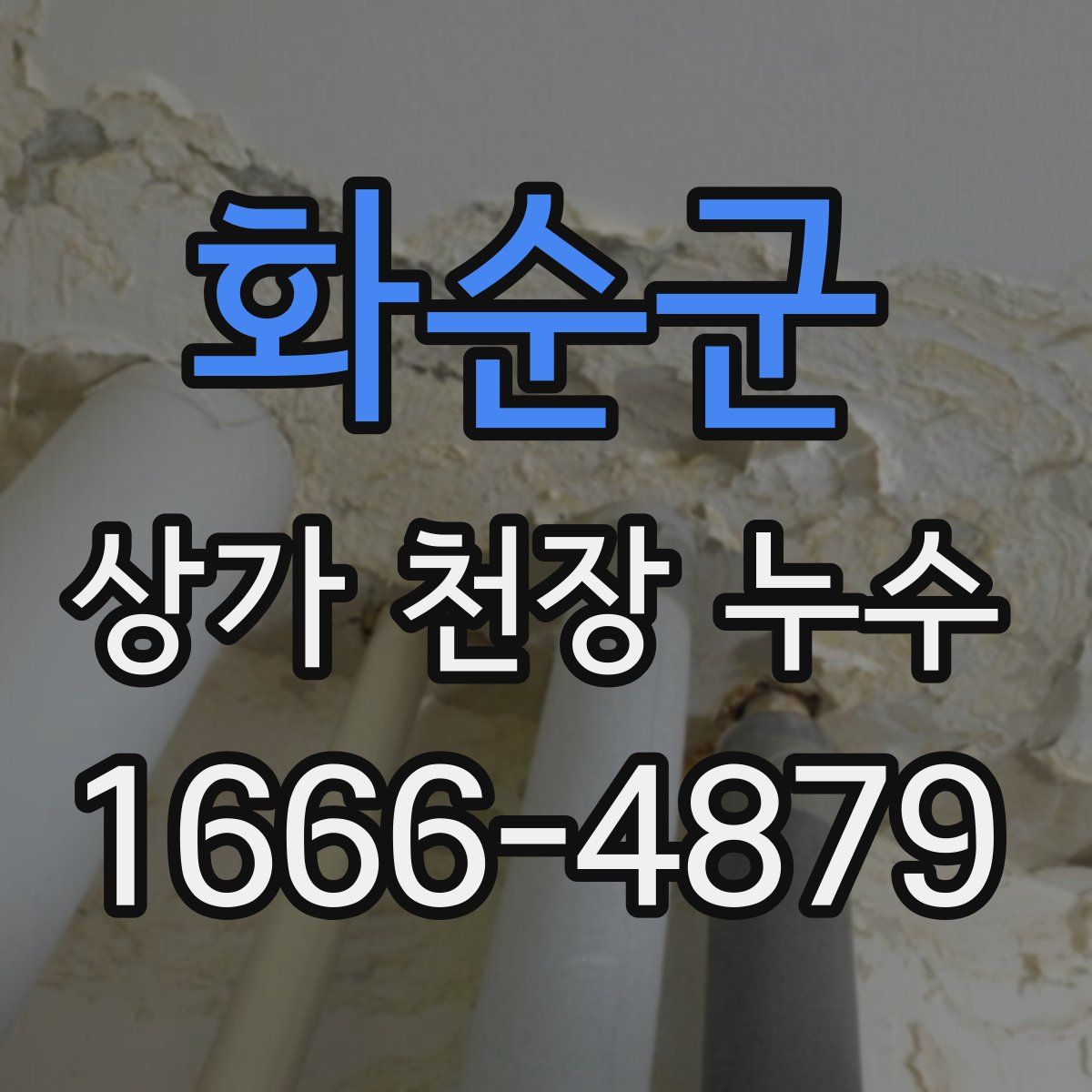 화순군 상가 천장 누수
