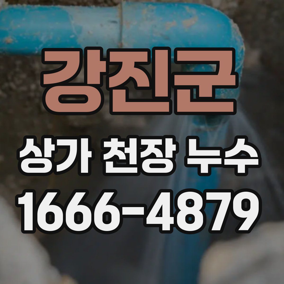 강진군 상가 천장 누수