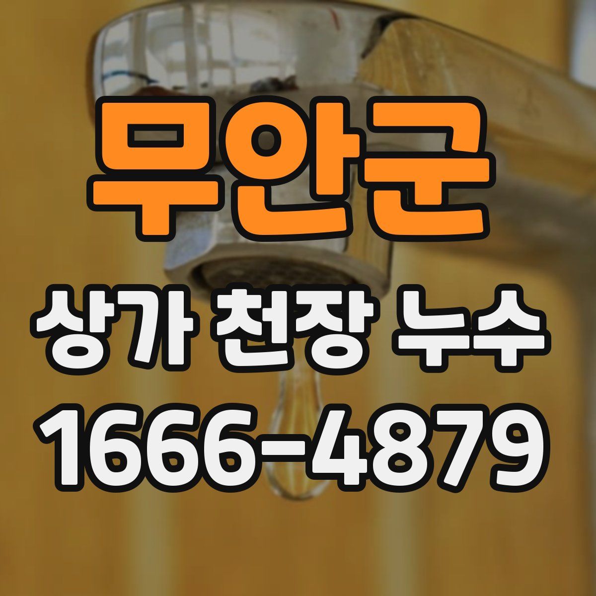 무안군 상가 천장 누수