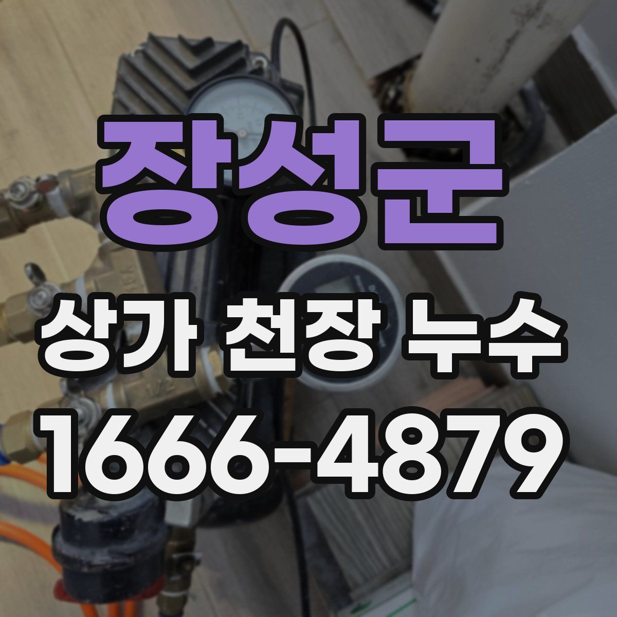 장성군 상가 천장 누수