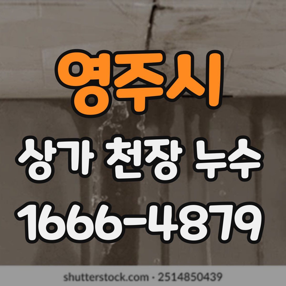 영주시 상가 천장 누수