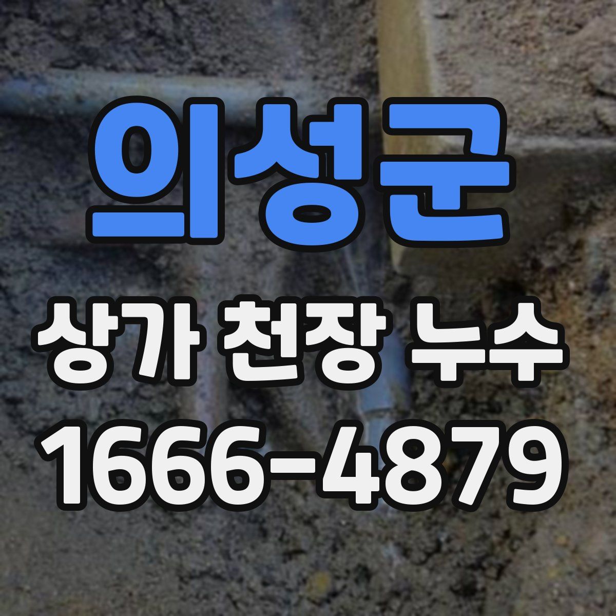의성군 상가 천장 누수