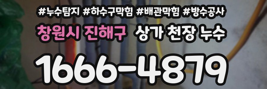 창원시 진해구 상가 천장 누수