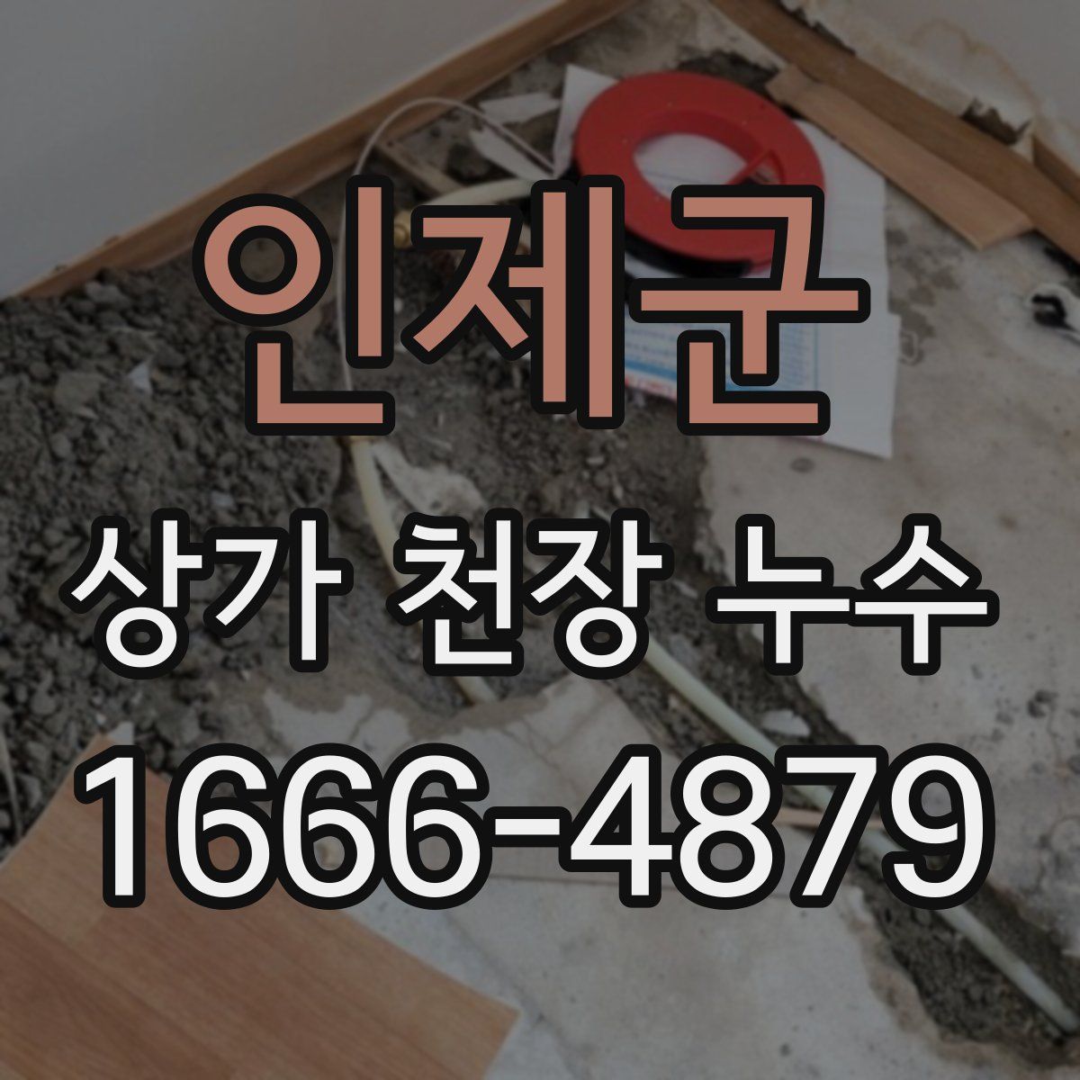 인제군 상가 천장 누수