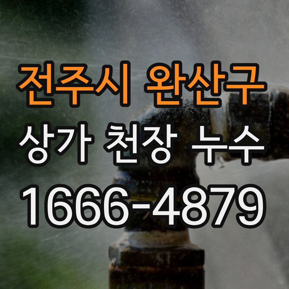 전주시 완산구 상가 천장 누수