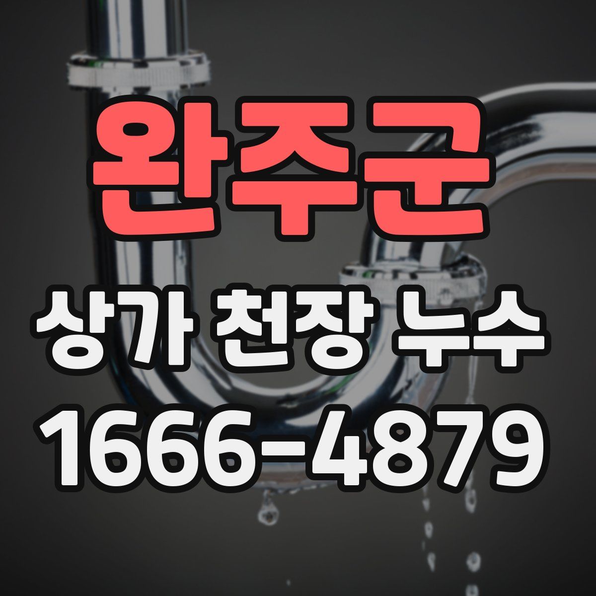 완주군 상가 천장 누수