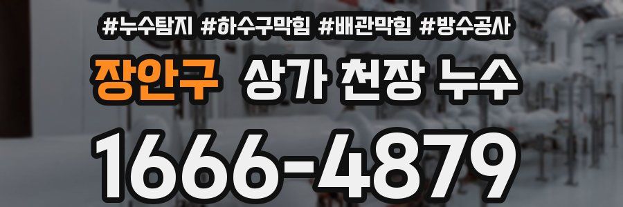 장안구 상가 천장 누수