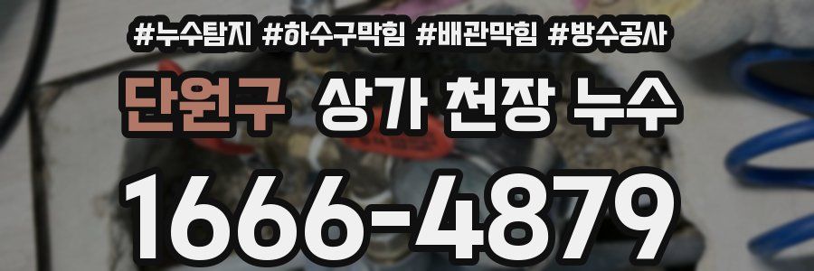 단원구 상가 천장 누수
