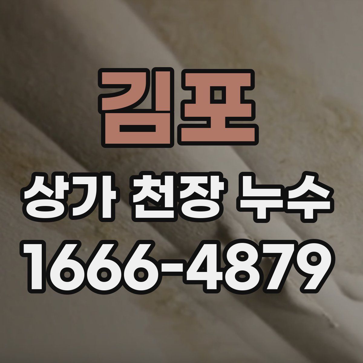 김포 상가 천장 누수