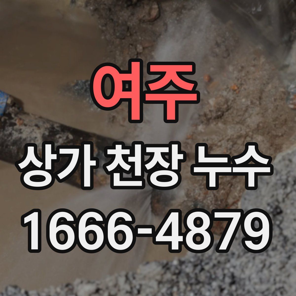 여주 상가 천장 누수