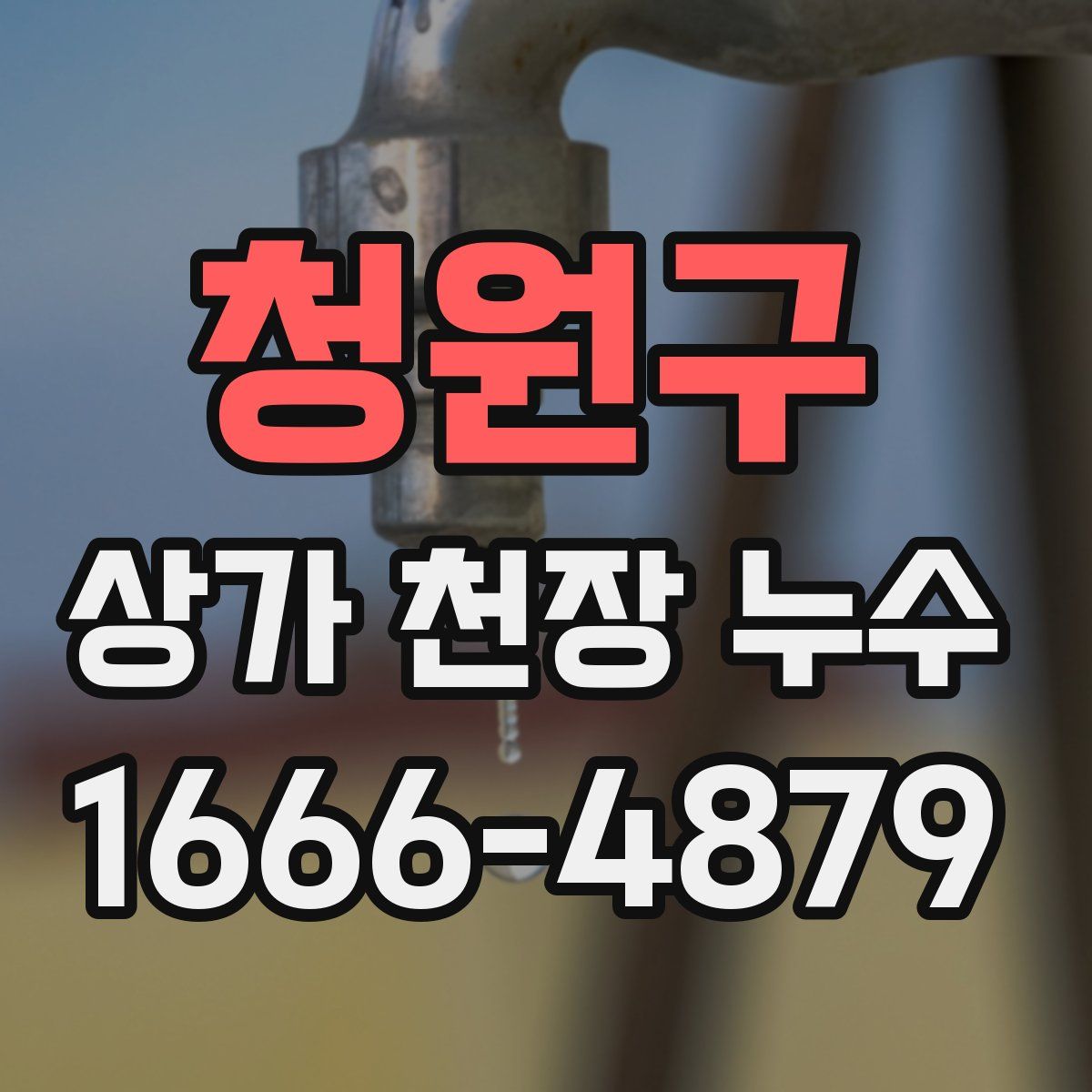 청원구 상가 천장 누수