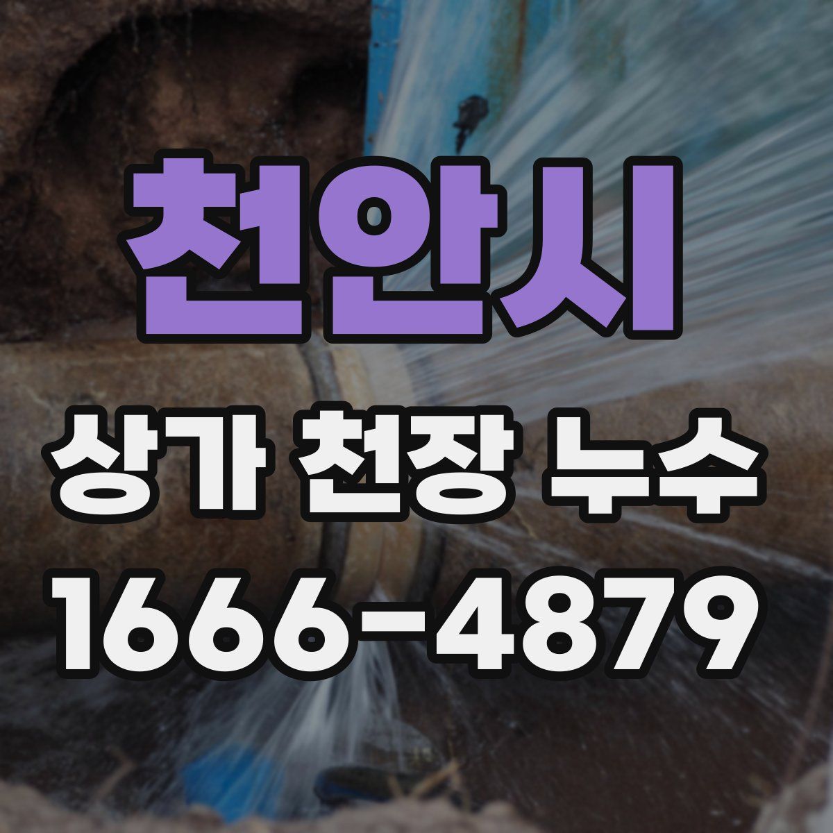 천안시 상가 천장 누수