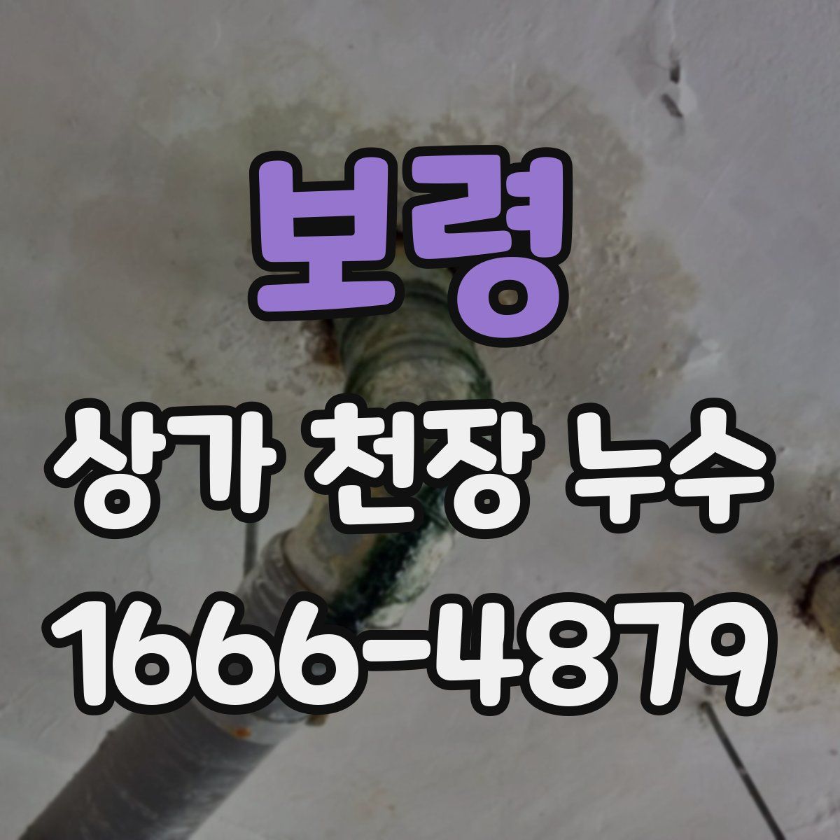 보령 상가 천장 누수
