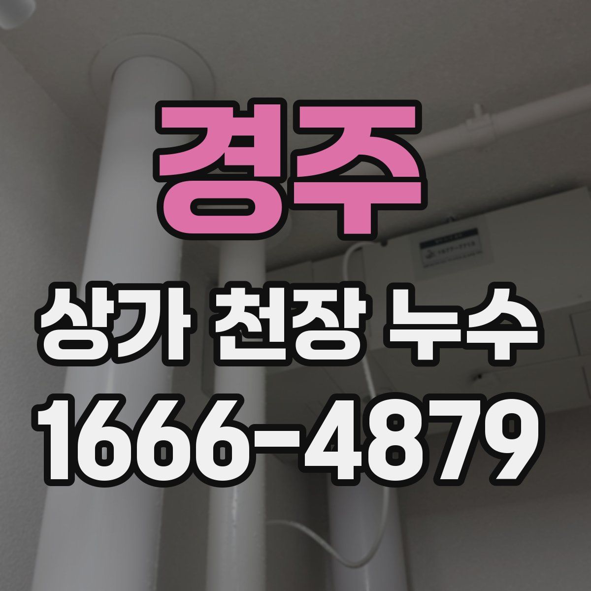 경주 상가 천장 누수