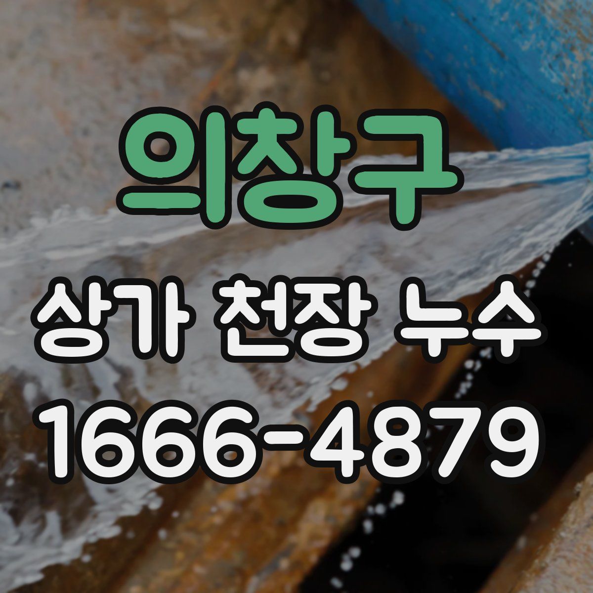 의창구 상가 천장 누수