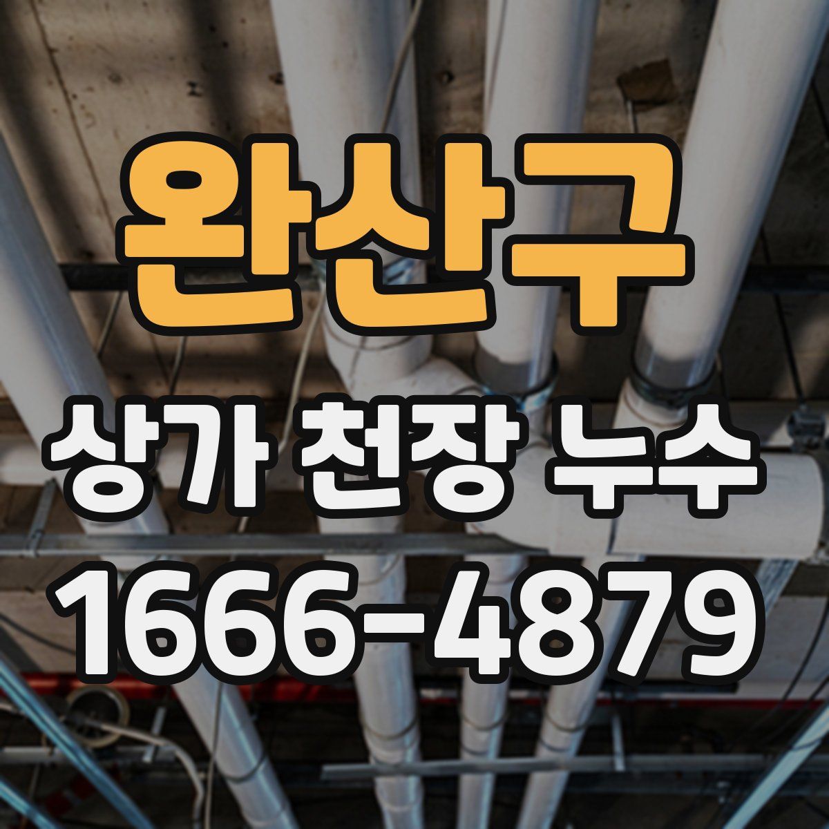 완산구 상가 천장 누수