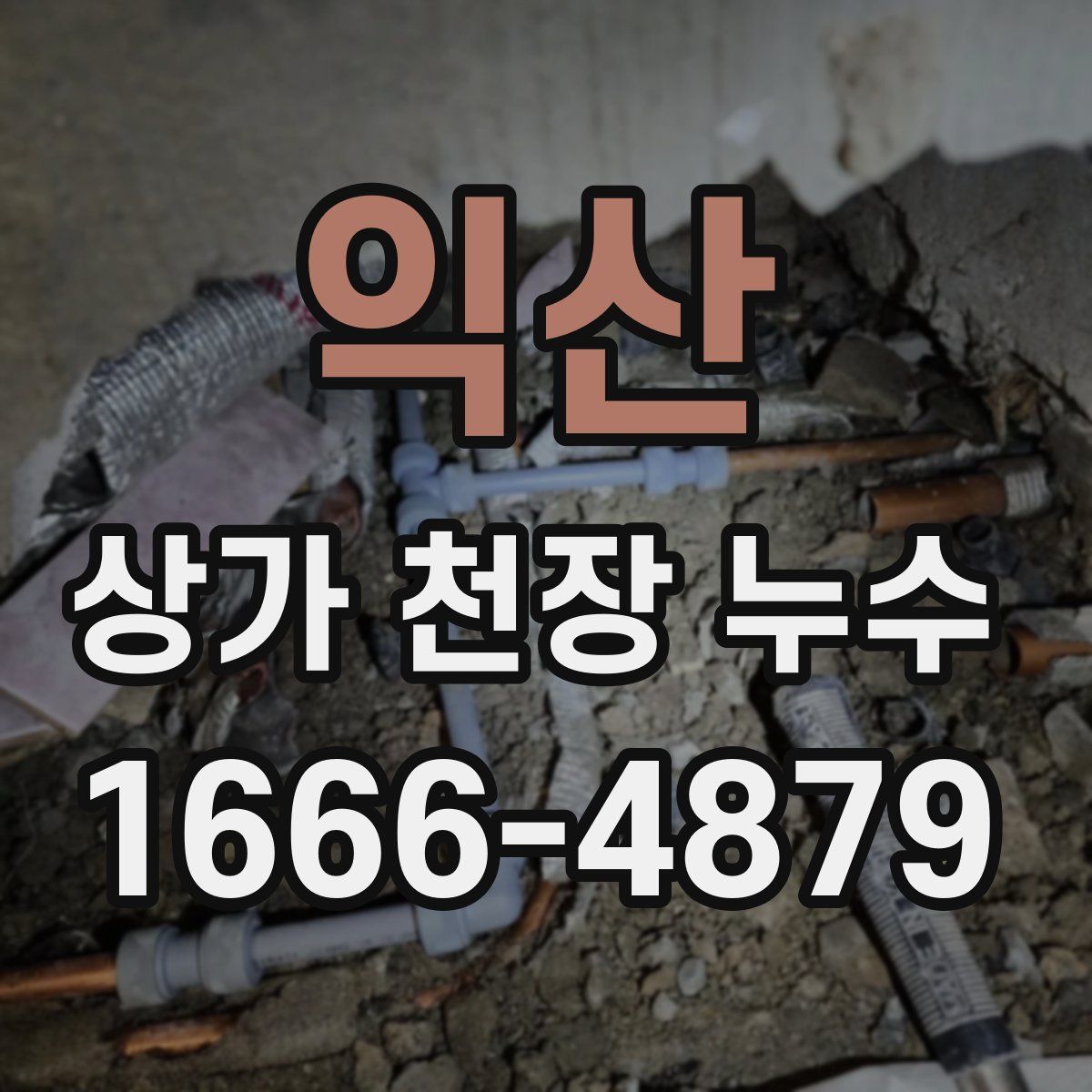 익산 상가 천장 누수