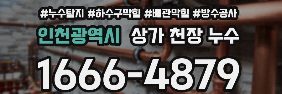인천광역시 상가 천장 누수