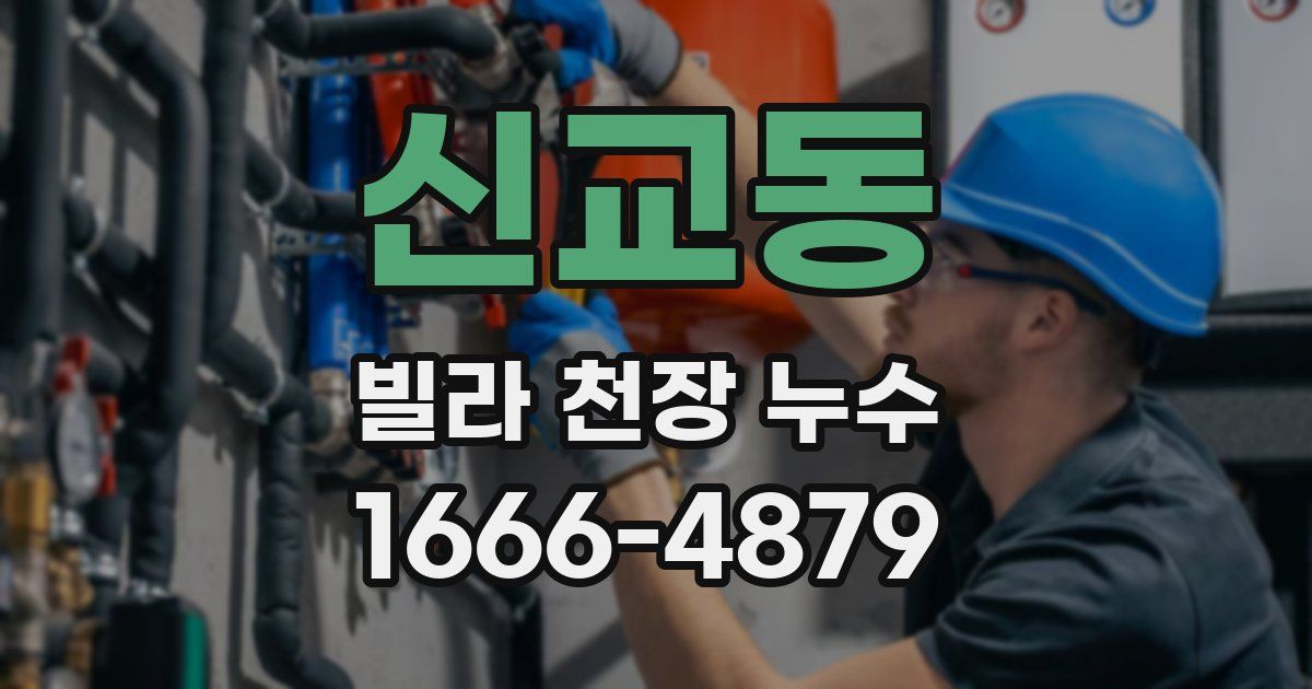 신교동 빌라 천장 누수